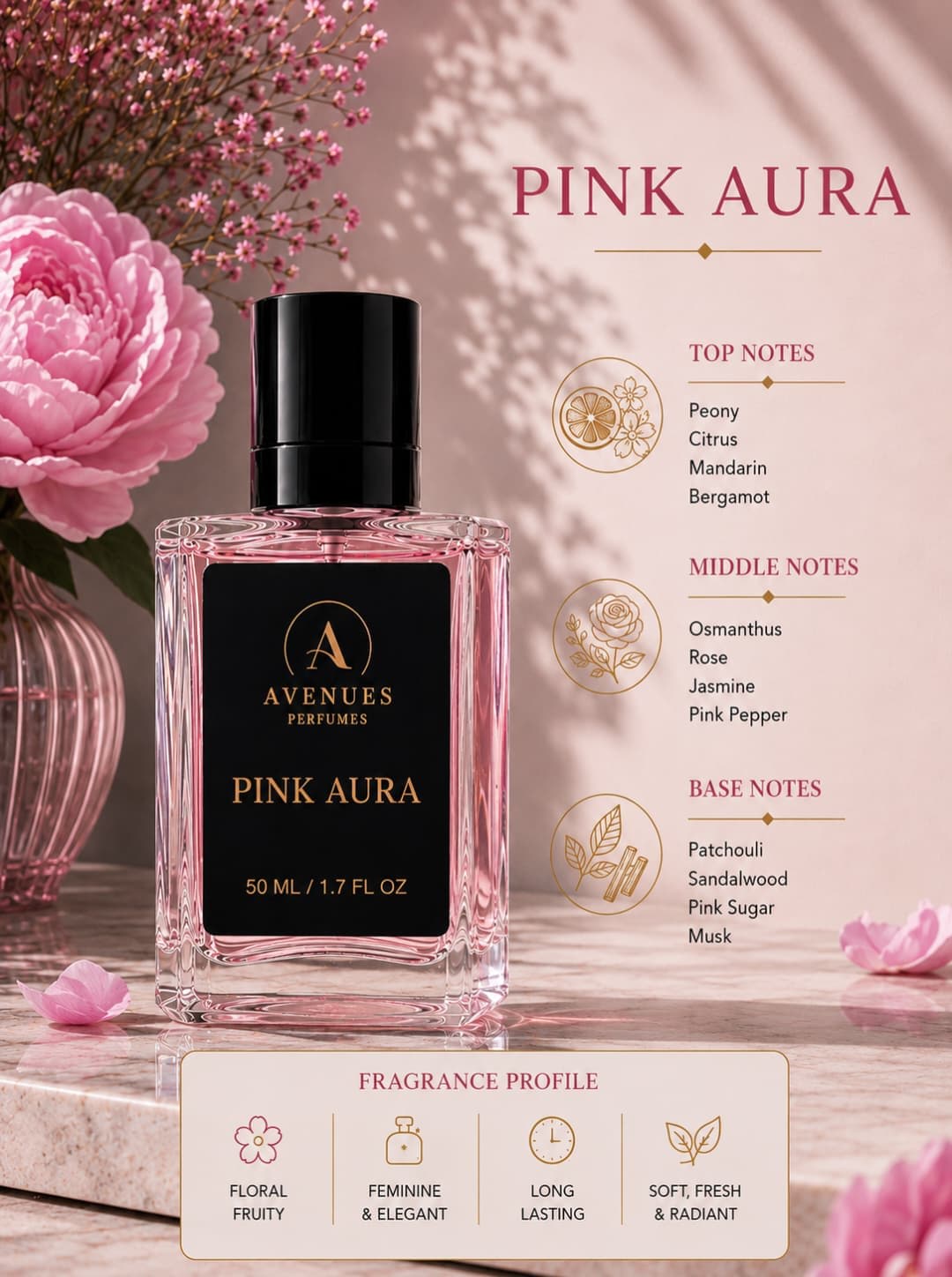 Avenues Pink Aura — product photograph 3